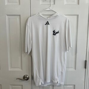 Adidas White Short Sleeve Tee/Hoodie